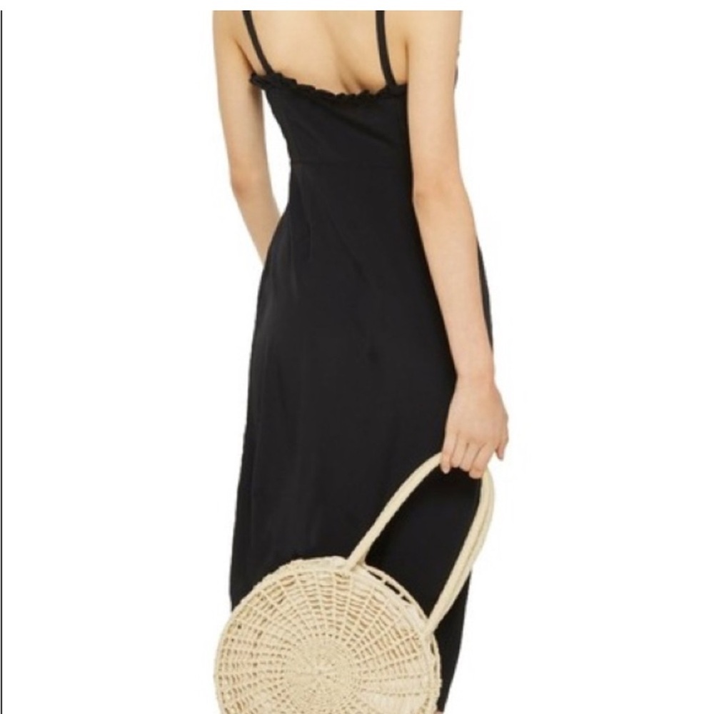 TOPSHOP Black Ruffle Dress - Picture 8 of 8